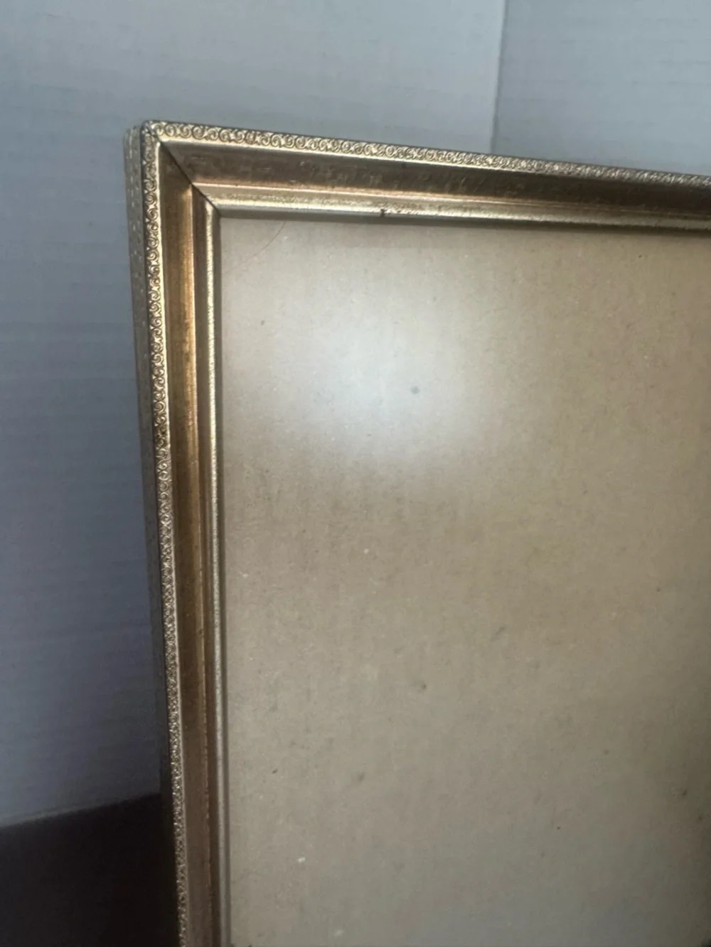 Vintage Brass Hinged Double Photo Frame